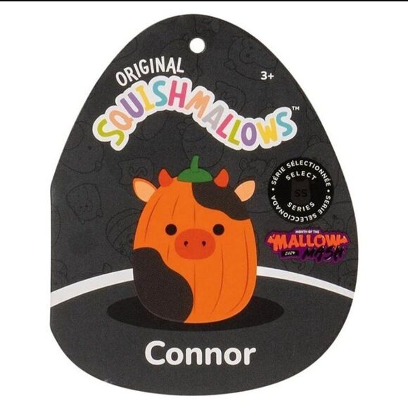 Squishmallow CONNOR Pumpkin MallowMash Exclusive [sealed in original bag] - Picture 4 of 4